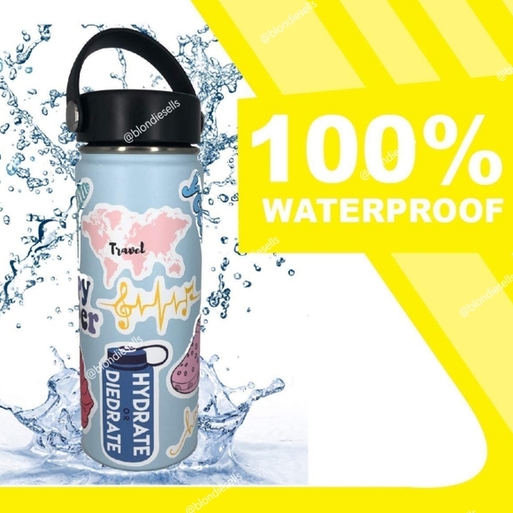 50 Stickers | No Repeats | GLoss Finish | Reusable | Waterproof | Brand New - Picture 7 of 9